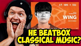 CHEZAME Reacts  WING 🇰🇷  GRAND BEATBOX BATTLE 2023 WORLD LEAGUE  Solo Elimination [upl. by Tunnell]