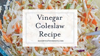 Vinegar Coleslaw [upl. by Eiramoj]