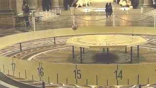 Foucaults Pendulum in Pantheon Paris [upl. by Adnofal946]