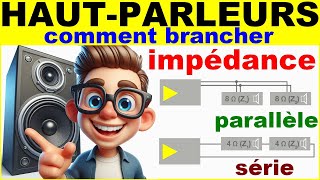 Haut parleur comment brancher série parallèle tester impédance avec multimètre électronique [upl. by Aztinay694]