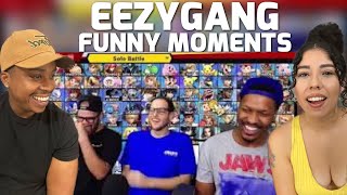 EEZYGANG FUNNY MOMENTS  REACTION [upl. by Odelia221]