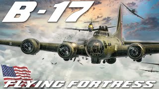 Boeing B17 Flying Fortress  How to Fly One  Original Upscaled Video [upl. by Atikihc263]