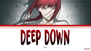 Chainsaw Man  Ending 9 Full『Deep Down』by Aimer Lyrics KANROMENG [upl. by Sidonius]