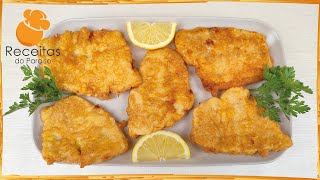 FILETES DE PESCADA receita fácil e prática para o dia a dia 🍎Receitas do Paraíso [upl. by Limber]