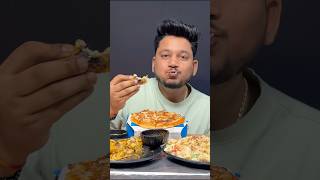 Achari Cheese Momos 🔥 white Sauce Pasta 🍝 BBQ chicken Pizza 🍕 eatingasmr mukbang [upl. by Sclar126]