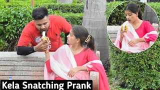 Food Snatching Prank On Random Girls 😋  With Twist  Eating Prank 2024 By Shainy Khan [upl. by Alethea]