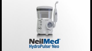 NeilMed HydroPulse Neo  MultiSpeed Electric Pulsating Nasal Sinus Irrigation System [upl. by Pomona]