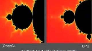 Aparapi Mandelbrot CPU vs GPU [upl. by Azeria]