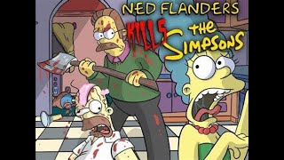 Ned Flanders kills the Simpsons No commentary VERY GOREY GAME [upl. by Casteel]