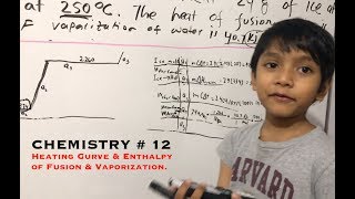 Chemistry  12 Heating Curve and Enthalpy of Fusion amp Vaporization [upl. by Ramo]