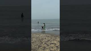 Karaikal beach vibe beach tamil love travel youtube [upl. by Aerdnak]