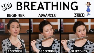 5 Levels of Flute Breathing Easy to Pro [upl. by Helms]