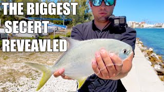 How To Catch Pompano The BEST WAY No BAIT NEEDED Fishing in Tampa Florida [upl. by Terryn]