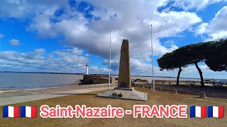 Rundgang im Hafen St Nazaire FRANKREICH  Deutscher U Boot Bunker WW2 der UBootWaffe [upl. by Brennen460]