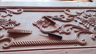 How To Build Modern Main Door Home From Hardwood  Amazing Design And Woodworking Design Wooden Door [upl. by Umberto312]