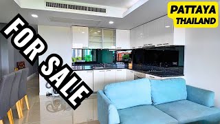 High Quality 85m² Sea View Condo for Sale in Pratumnak Pattaya  4 5 Million THB [upl. by Haswell]