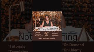 Notary Training notarytips shorts [upl. by Ailahtan]