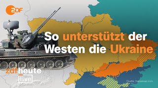 UkraineGipfel in Ramstein Lambrecht und Austin zu Militärhilfe amp GepardPanzern  ZDFheute live [upl. by Chitkara569]