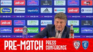 CAGLIARI vs EMPOLI  MAZZARRI PREMATCH PRESS CONFERENCE LIVE  SERIE A [upl. by Ahsiekrats516]