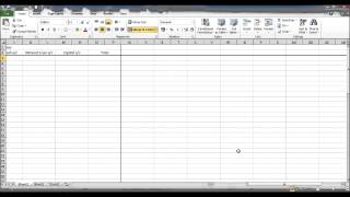 Create a Bookkeeping Spreadsheet using Microsoft Excel  Part 1 [upl. by Hoppe411]