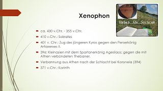 Xenophon Anabasis 1 Buch 17 quotHörbuchquot [upl. by Eniar929]