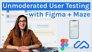 How To Unmoderated User Testing in Maze Using a Figma Prototype [upl. by Esinart]