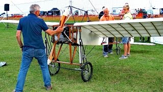 GIGANTIC  RC XXXL BLÉRIOT XI  SCALE MODEL AIRPLANE  FLIGHT DEMONSTRATION [upl. by Mcgraw]