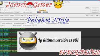 Pokebot ninja v81  Ultima Actualizacion Para PC  300117  API 051 l POKEMON GO [upl. by Nylodnarb440]