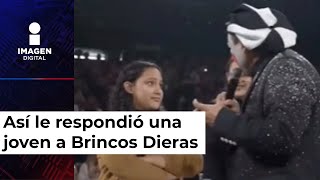 Una joven se niega a participar con Brincos Dieras y su respuesta se vuelve viral [upl. by Domingo734]