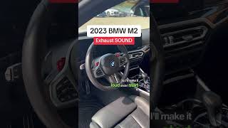 2023 BMW M2 Cold Start BMW M2 ExhuastSound [upl. by Repip]