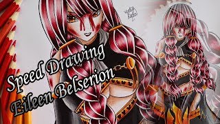 Speed Drawing Eileen Belserion  Fairy Tail [upl. by Kippar476]