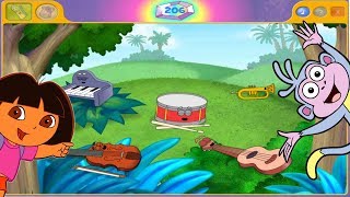 Dora the Explorer Big Birthday Adventure Musical instruments Minigame [upl. by Masterson]