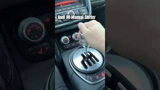 Gated Manual Shifter supercar audir8 r8 cars automotive car audi [upl. by Ventura]