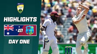 Australia v West Indies 202324  First Test  Day 1 [upl. by Shaff]