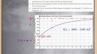 Begrenztes Wachstum  Exponential und eFunktionen ★ Übung Wachstum [upl. by Dibbrun357]