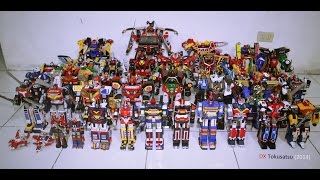 Super Sentai all DX Mechas GoRanger Toqger 19752014 Extra スーパー戦隊 メカ ゴレンジャー トッキュウジャー [upl. by Bray]