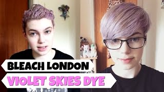 DYEING MY HAIR PURPLE  ft Embarrassing Hairdresser story [upl. by Ulani]