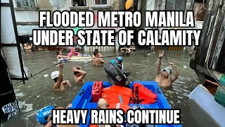 Flooded Metro Manila Now Under the State of Calamity [upl. by Adnauq]