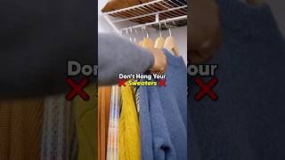 Don’t Hang Your Sweaters Like This ❌ [upl. by Matti]