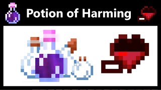 How to Make a Potion of Harming II in Minecraft [upl. by Leissam]