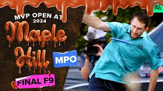 2024 MVP Open  MPO FINALF9  Gossage Wysocki Buhr Proctor  Jomez Disc Golf [upl. by Rosena]