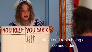 steve and robin being a comedic duo for 7 minutes straight [upl. by Henriques634]