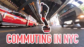 How to ride a Onewheel in New York City traffic [upl. by Medeah]