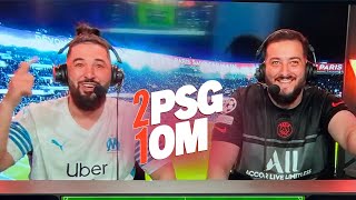 PSG VS OM 21  LIVE REACTION FEAT MOHAMED HENNI  MBAPPE FAIT LE PLEURER REACTION CLASICO [upl. by Nniuq]