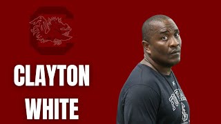 Clayton White talks defense ahead of the Gamecocks Week 7 matchup with Alabama [upl. by Eillim]