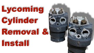 Lycoming Cylinder Removal amp Install [upl. by Rebbecca]