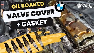 N54 Valve Cover Replacement Tutorial  E90 335i E60 535i [upl. by Gemoets]