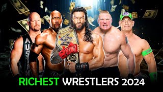 Top 20 Richest Wrestlers in WWE 2024 [upl. by Hervey481]