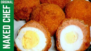 SCOTCH EGGS  Crispy sausage wrapped cooked Egg  How to make recipe [upl. by Yaja]